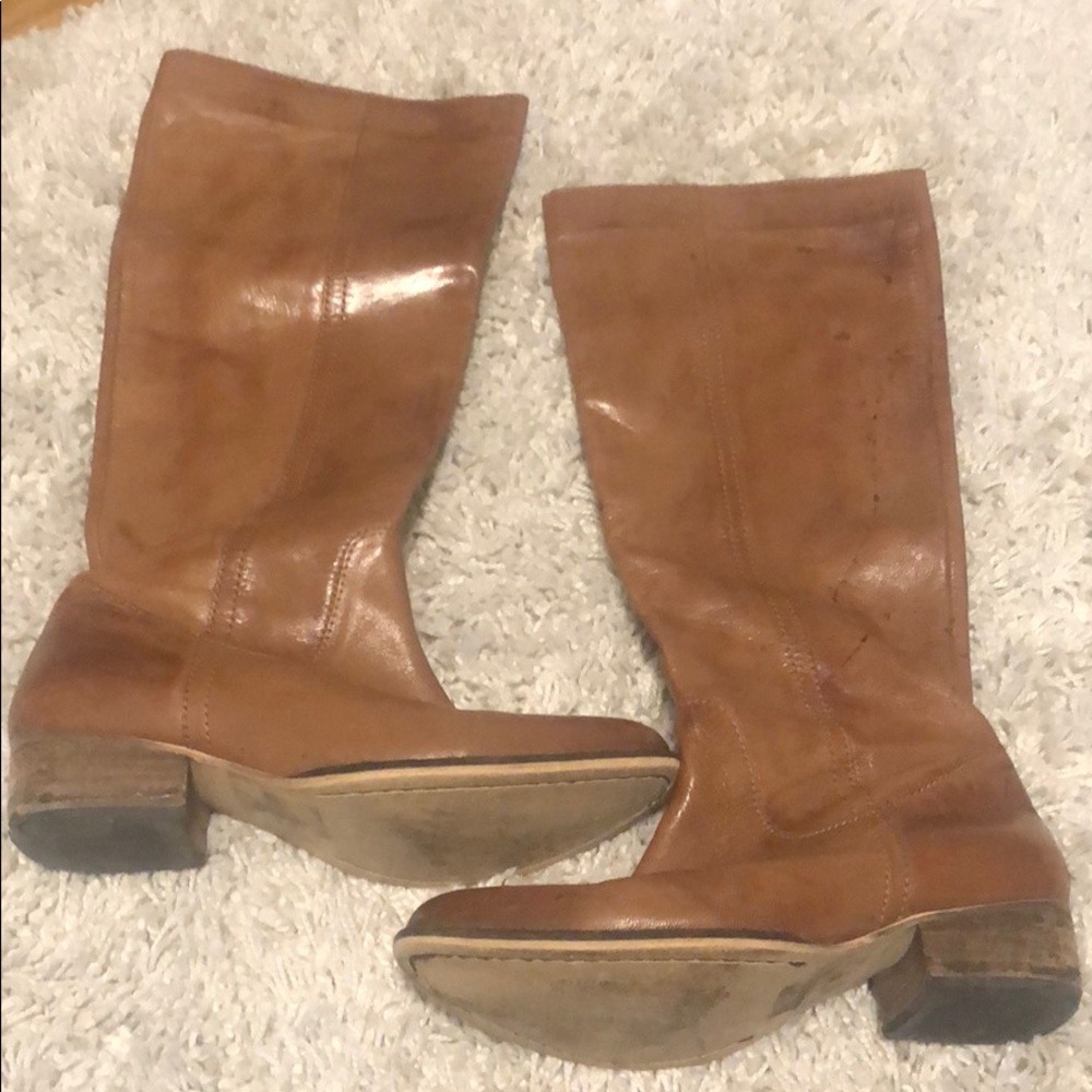 Genuine leather boots